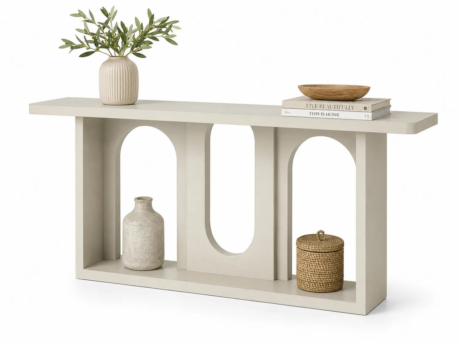Consolle Rettangolare in MDF Beige