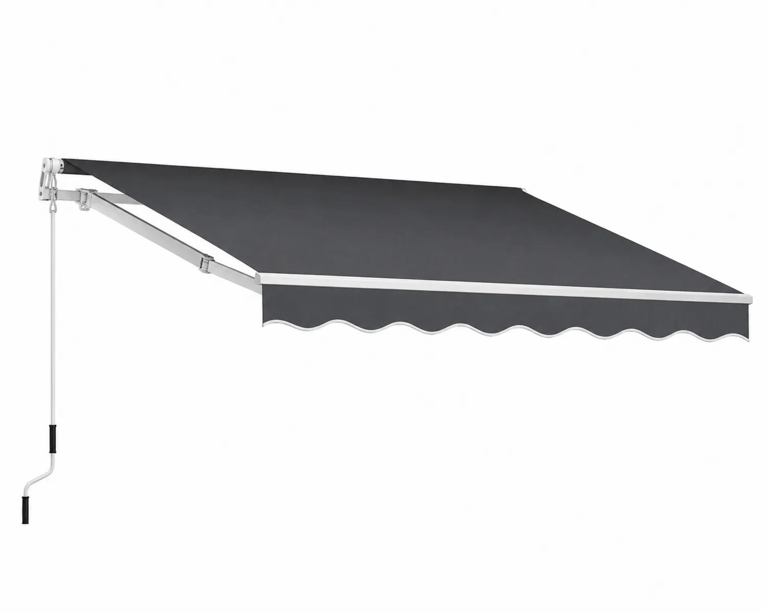 Tenda da sole in poliestere e alluminio grigio 300x250 cm